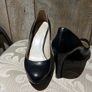 Escarpins vrai cuir noir